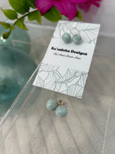 Load image into Gallery viewer, Burma Jade Stud Earrings