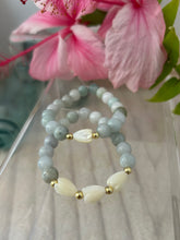 Load image into Gallery viewer, Burma Jade with Pikake