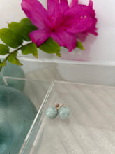 Load image into Gallery viewer, Burma Jade Stud Earrings
