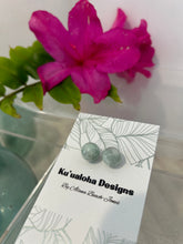 Load image into Gallery viewer, Burma Jade Stud Earrings