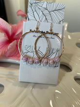 Load image into Gallery viewer, Crown Flower Hoop Earrings