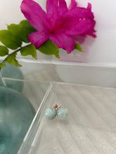 Load image into Gallery viewer, Burma Jade Stud Earrings
