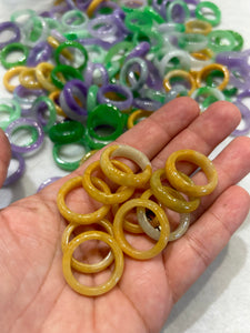 Honey Jade Rings