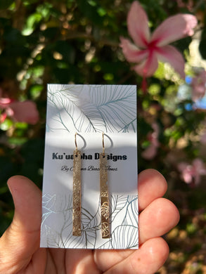 Monstera Bar Earrings