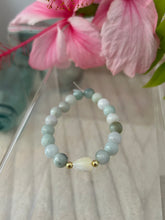 Load image into Gallery viewer, Burma Jade with Pikake