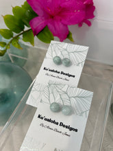 Load image into Gallery viewer, Burma Jade Stud Earrings