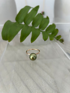 Pistachio Tahitian Pearl Ring