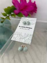 Load image into Gallery viewer, Burma Jade Stud Earrings