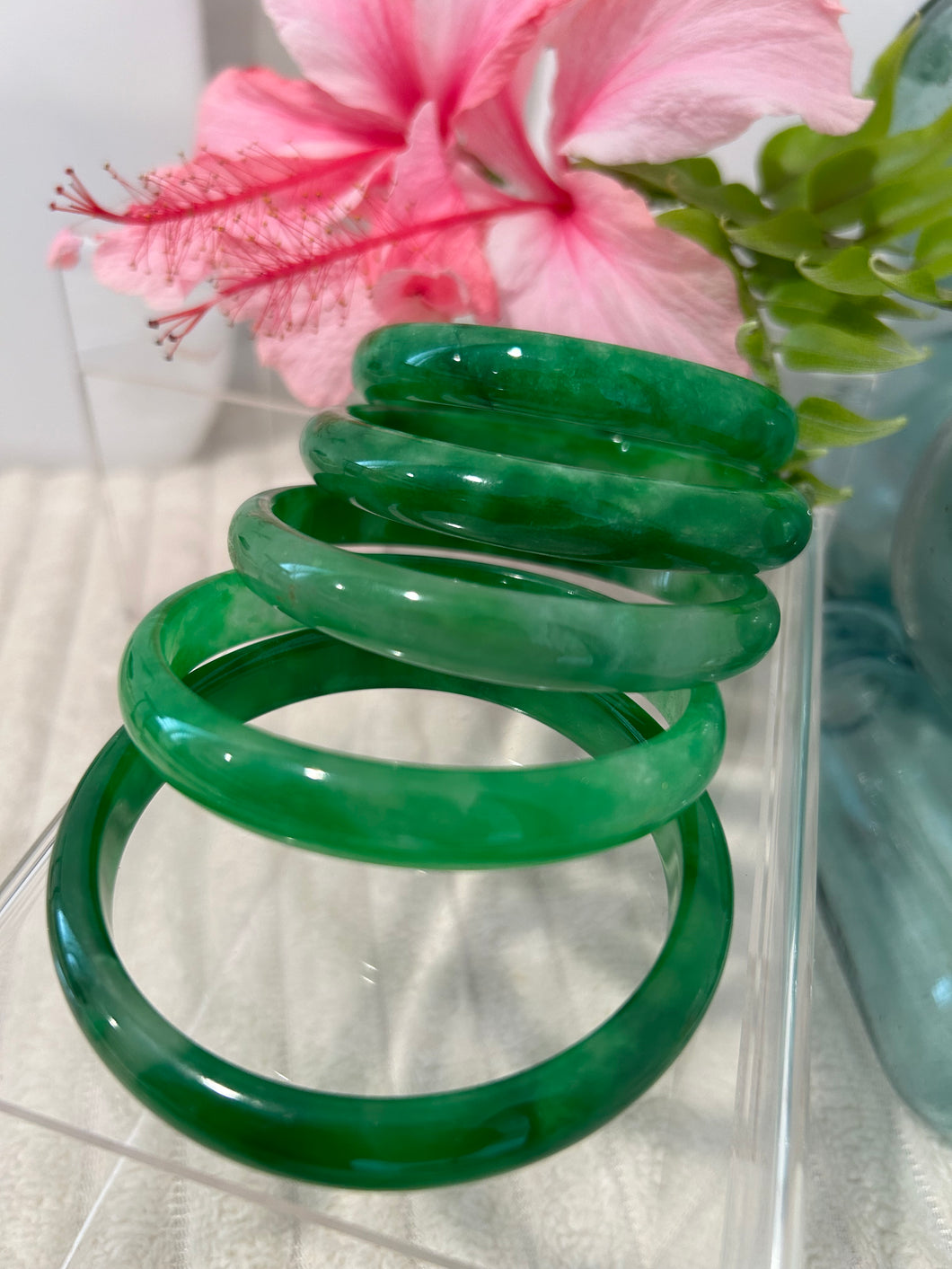 Green Apple Jade Bracelet