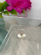 Load image into Gallery viewer, Mother of Pearl Pikake Stud Earrings