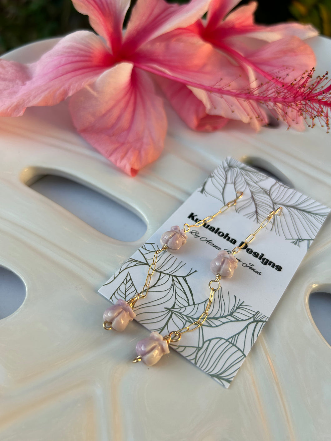 Crown Flower Earrings