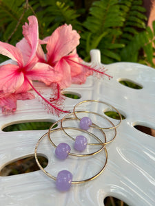 Lavender Jade Bangle 12 Gauge