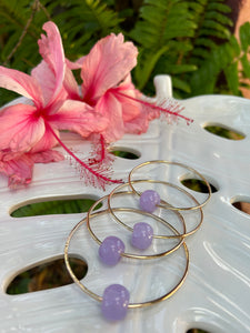 Lavender Jade Bangle 12 Gauge