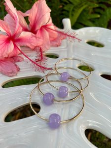 Lavender Jade Bangle 12 Gauge