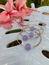 Load image into Gallery viewer, Lavender Jade Bangle 12 Gauge