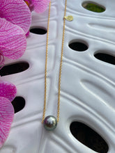 Load image into Gallery viewer, Tahitian pearl necklaces on double rope chain