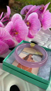Lavender/Lilac Jade Bracelets 71/2