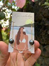 Load image into Gallery viewer, Mahie necklace scalloped bar