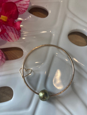 Pistachio Pearl Bangle