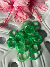 Load image into Gallery viewer, Green Jade Rings
