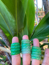 Load image into Gallery viewer, Green Jade Rings