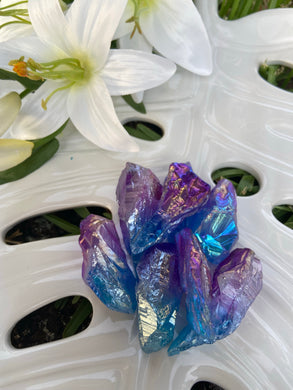 Raw Aura Florite Quartz