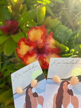 Load image into Gallery viewer, Coral Pikake Stud Earrings