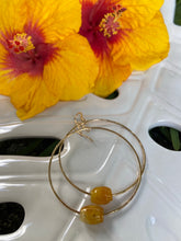 Load image into Gallery viewer, Vintage Jade Hoops