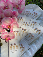 Load image into Gallery viewer, Pink Edison pearl stud earrings