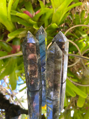 Labradorite Quartz Crystal