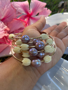 Malina Bangle with Edison Pearl
