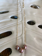Load image into Gallery viewer, Fireball Edison pearl necklace