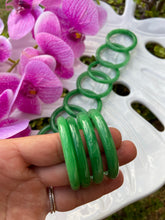 Load image into Gallery viewer, Dark Green Jade Baby Bracelet
