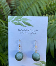Load image into Gallery viewer, Jade Dangle Earrings