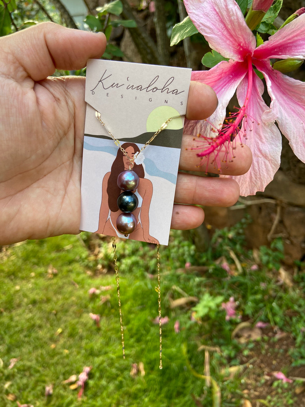 Edison/Tahitian pearl necklace