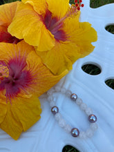 Load image into Gallery viewer, White jade with Edison pearl bracelet