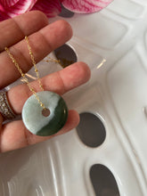 Load image into Gallery viewer, Jade Necklace (two tone)