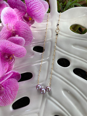 3 Edison pearl necklace