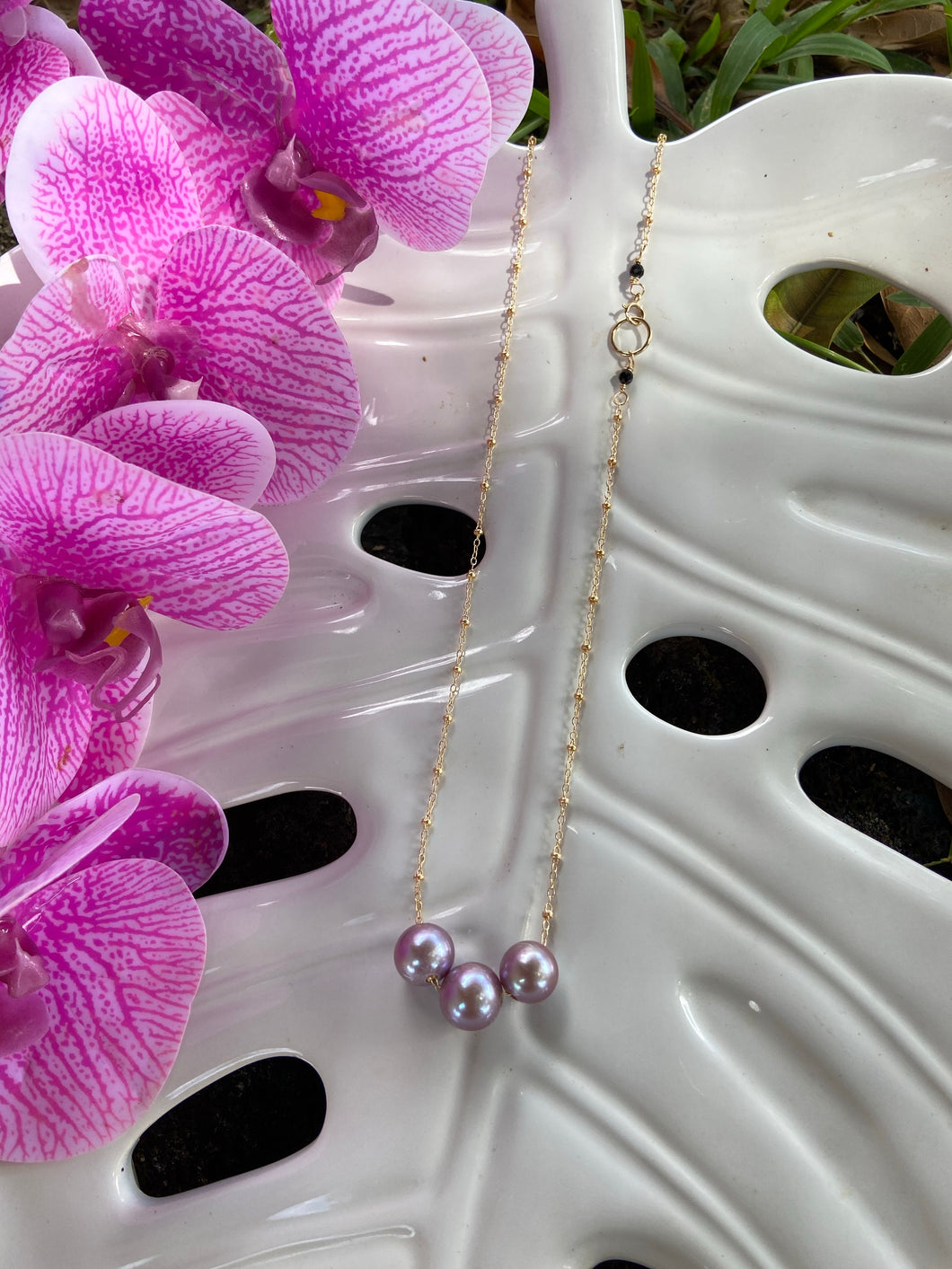 3 Edison pearl necklace
