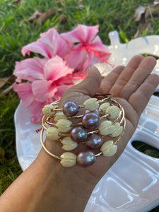 Malina Bangle with Edison Pearl