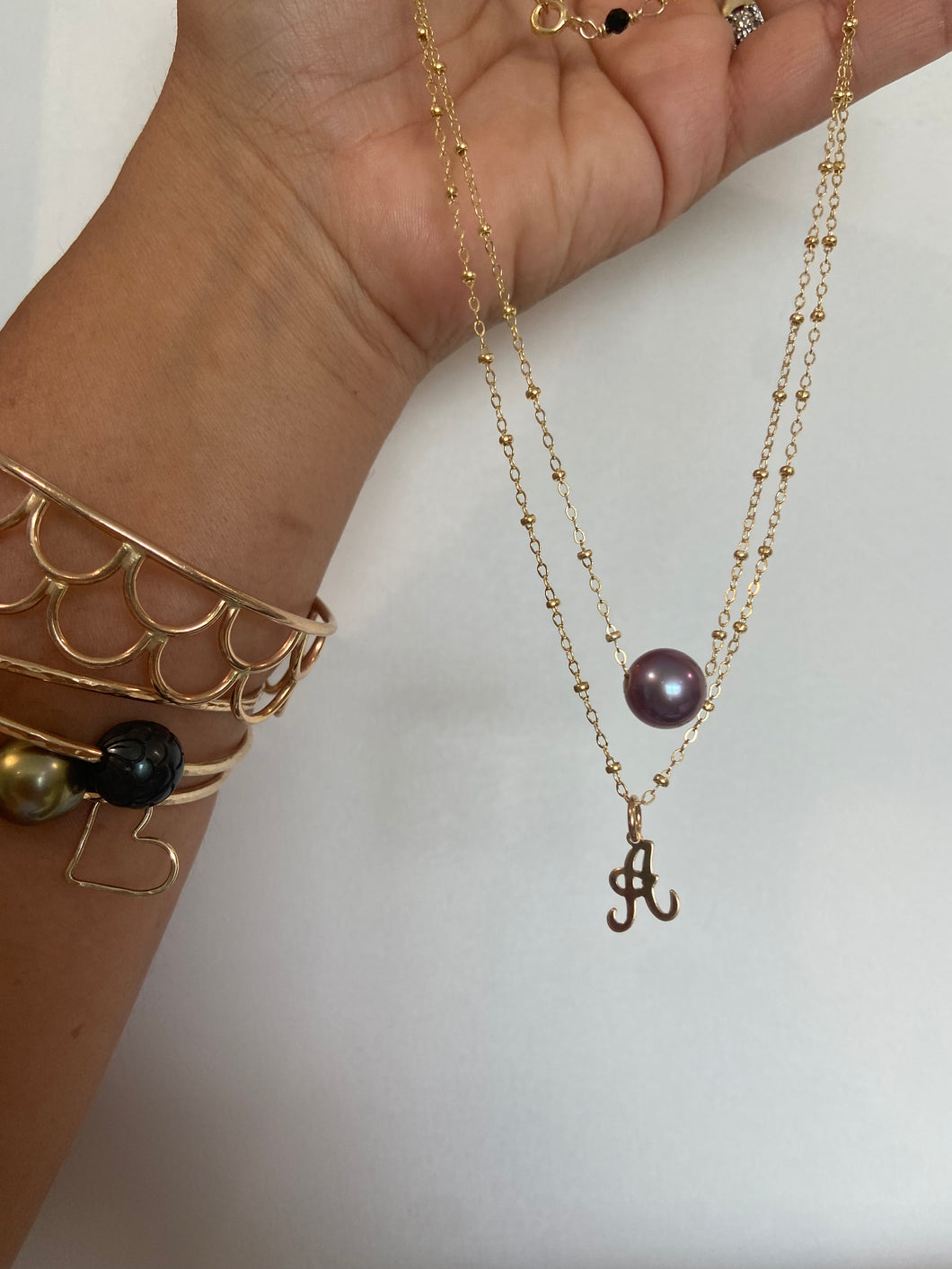 Makenna necklace with Edison pearl