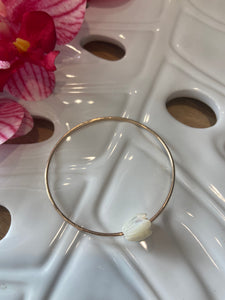 Mother of pearl Pikake bangle