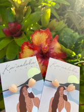 Load image into Gallery viewer, Coral Pikake Stud Earrings