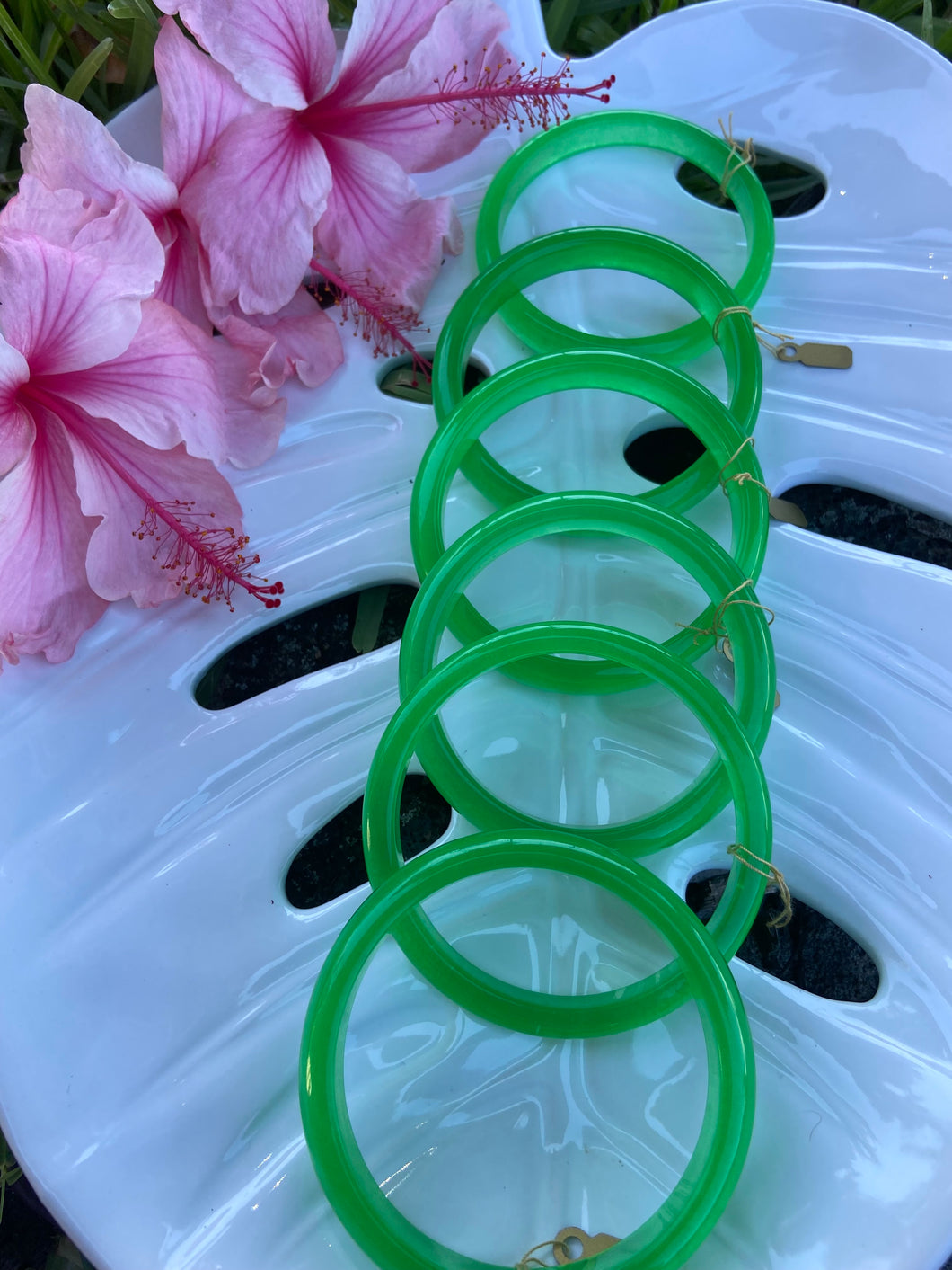 Green Apple Jade Bracelet