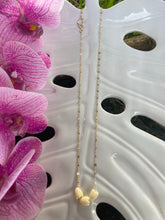 Load image into Gallery viewer, Three hand carved Ivory Pikake necklace