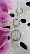 Load image into Gallery viewer, Pikake Hoop Earrings