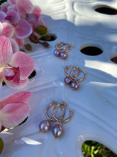 Load image into Gallery viewer, Bella Hoop Earrings ~ Rose Gold