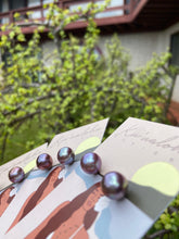 Load image into Gallery viewer, Edison Pearl Fireball Stud Earrings