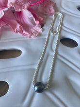 Load image into Gallery viewer, Silver Luxe Tahitian Pearl Necklace
