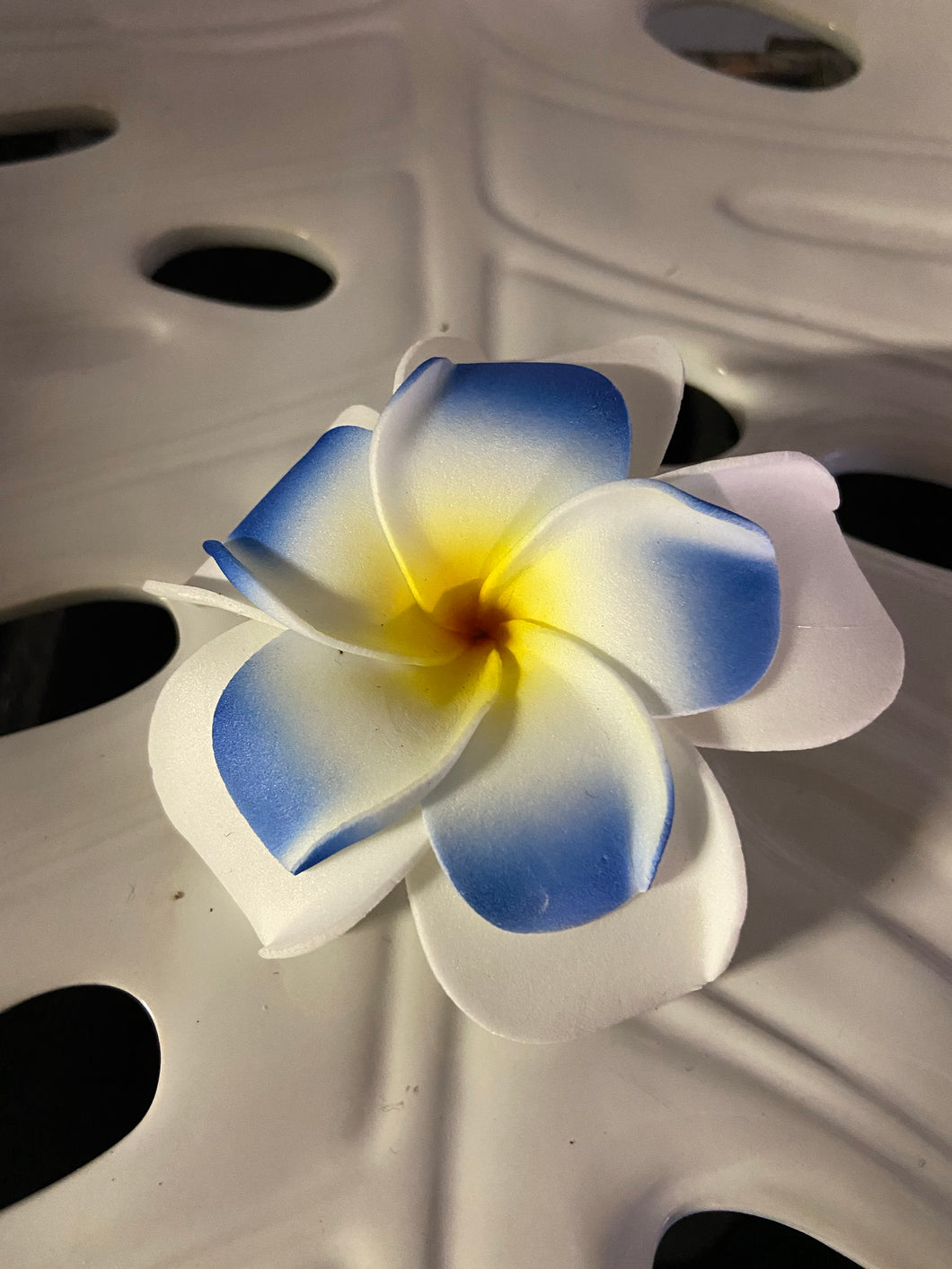 Double Plumeria Hair Clips